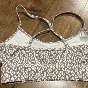 Varley animal print sports bra